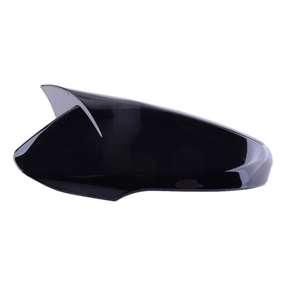 Glossy Black Ox Horn Side Mirror Covers for Hyundai Veloster (2012-2017)
