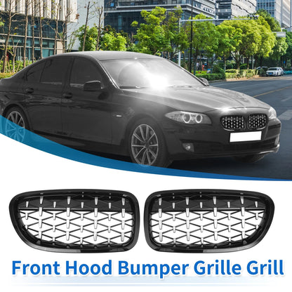 Front Hood Bumper Grille for BMW 528i 535i 550i xDrive F10 (2011-2017)