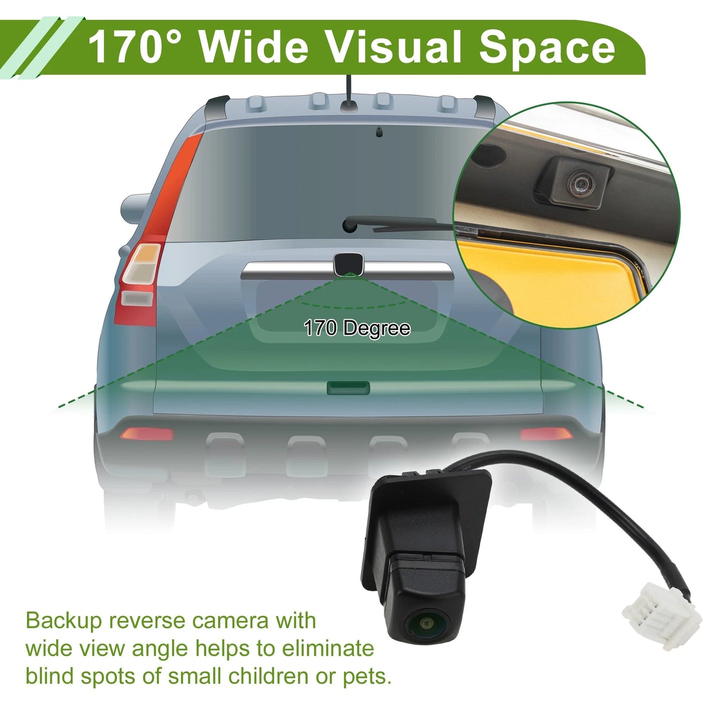 Rear View Backup Camera for Subaru Crosstrek (2018-2023)