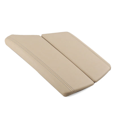 Beige Leather Center Console Armrest Cover for BMW 5 Series (2010-2017)