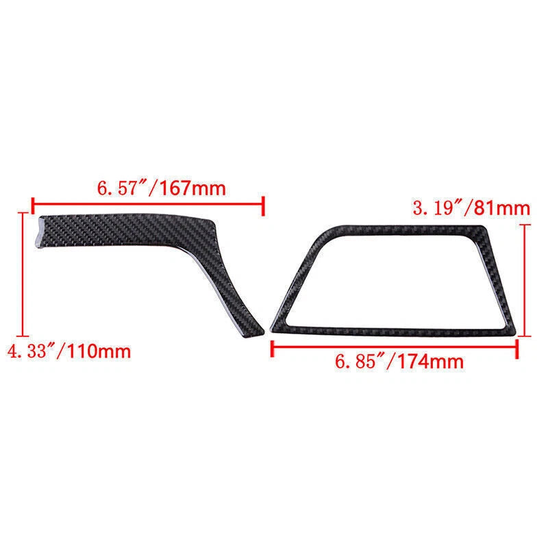 Carbon Fiber Side Air Vent Outlet Cover for BMW F30 GT F34 (2013-2019)