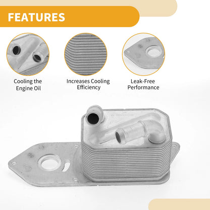 Engine Oil Cooler & O-rings Seal for Ford Transit (2001-2013)