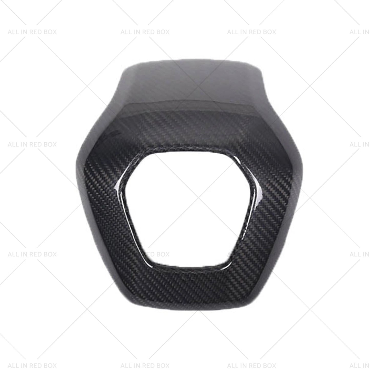 Real Carbon Fiber Steering Wheel Center Cover for Corvette C8 (2020-2023)