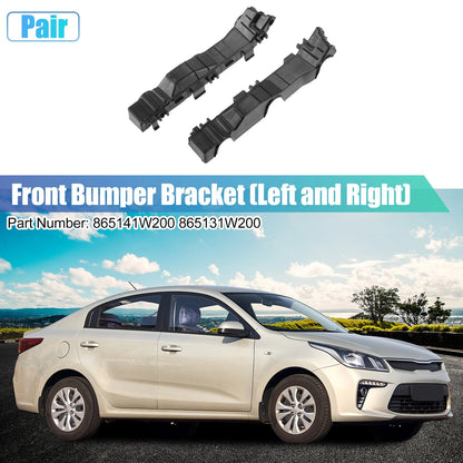 Front Bumper Brackets for Kia Rio EX LX (2012-2017) - 1 Pair