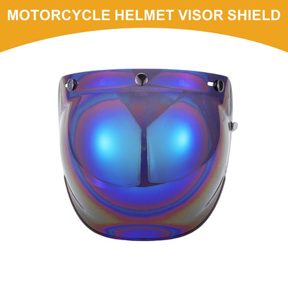 Visor Shield for Motorcycle Helmet Anti-UV Chrome Blue