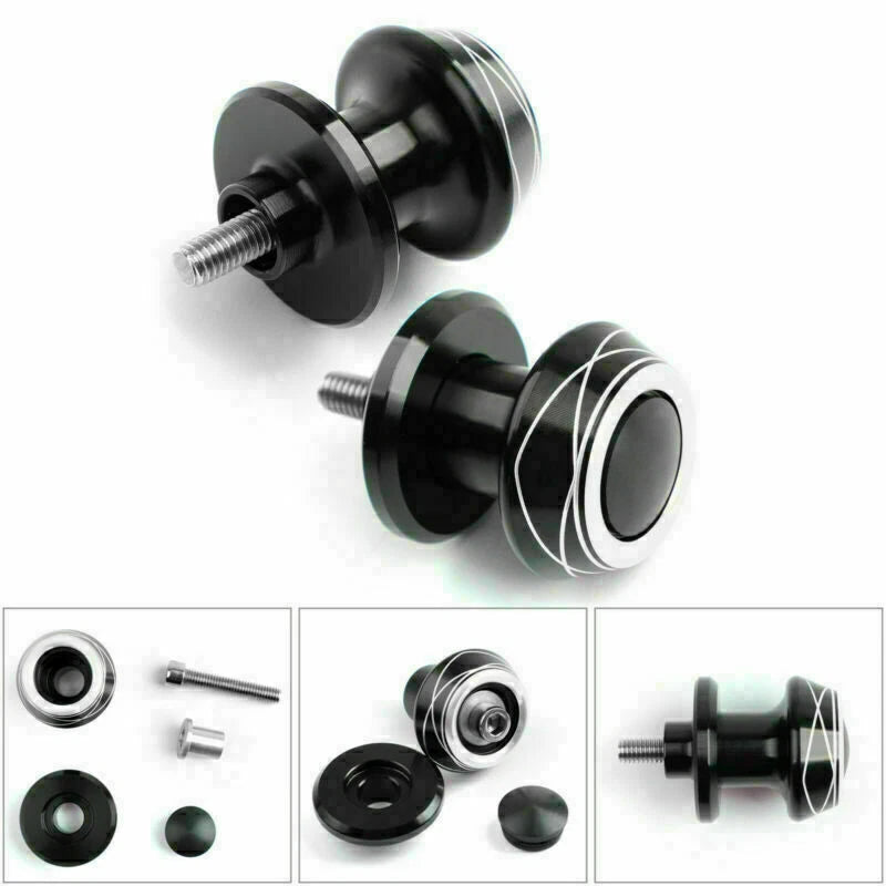 2 x CNC Vibration Damper Swing Arm Spools for Universal