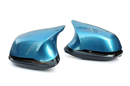 Mirror Cover Caps for BMW F20 F22 F30 X1 1234 Series Light Blue (2012-2020)