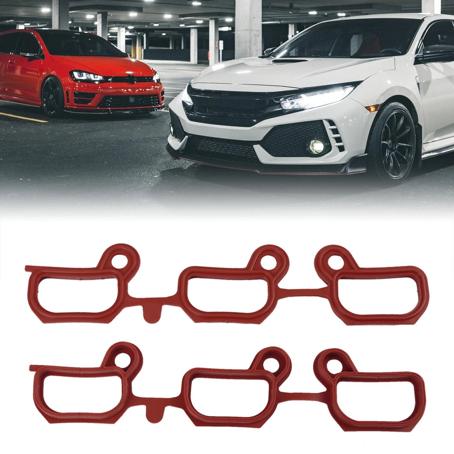 2 x Engine Intake Manifold Gaskets for BMW E46 E60 E53 323Ci 323i (2000-2006)
