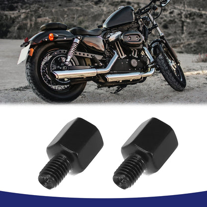 Adapter Bolt Screw 2 x for Black Motorcycle Rearview Mirrors