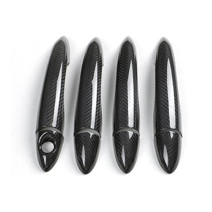 Carbon Fiber Exterior Door Handle Cover Trim for ALFA Romeo Giulia Stelvio 16-20