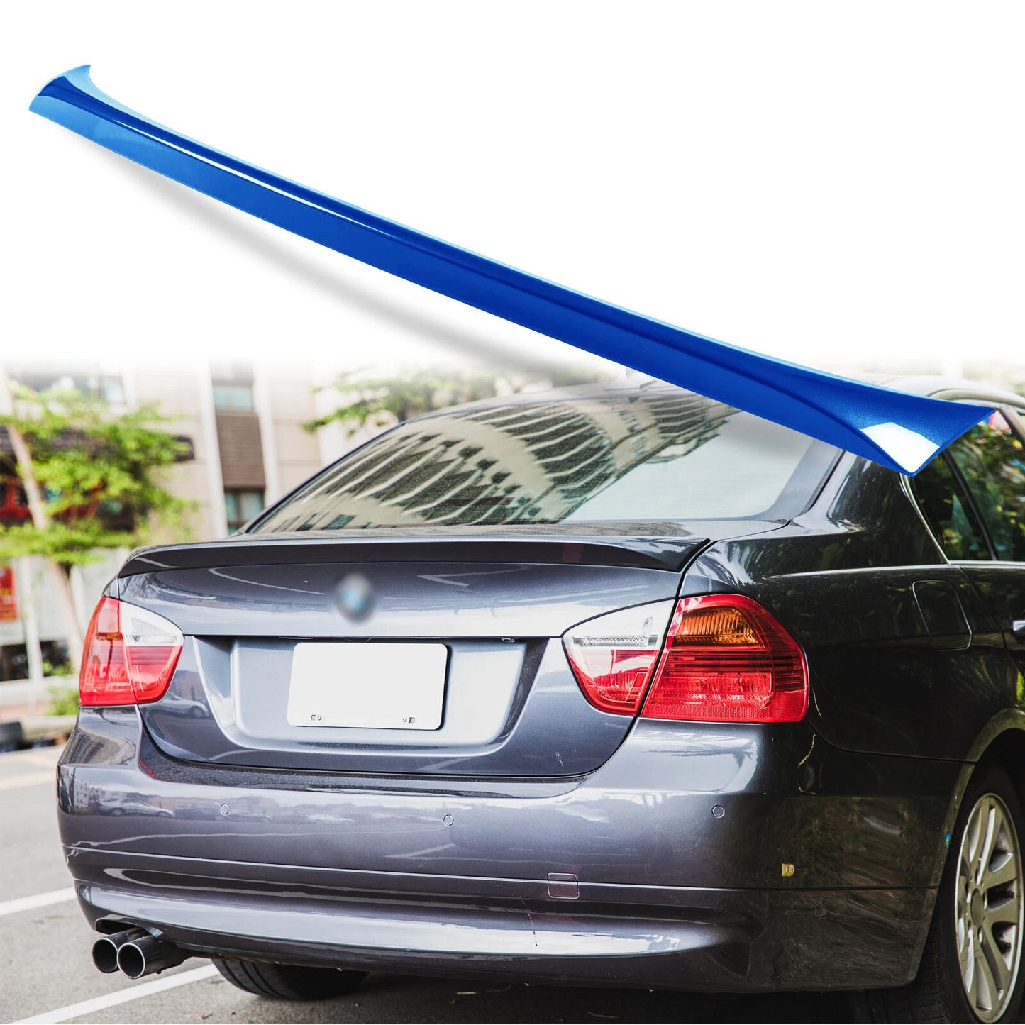 Rear Boot Spoiler for BMW 3-Series E90 (2006-2013) Montego Blue