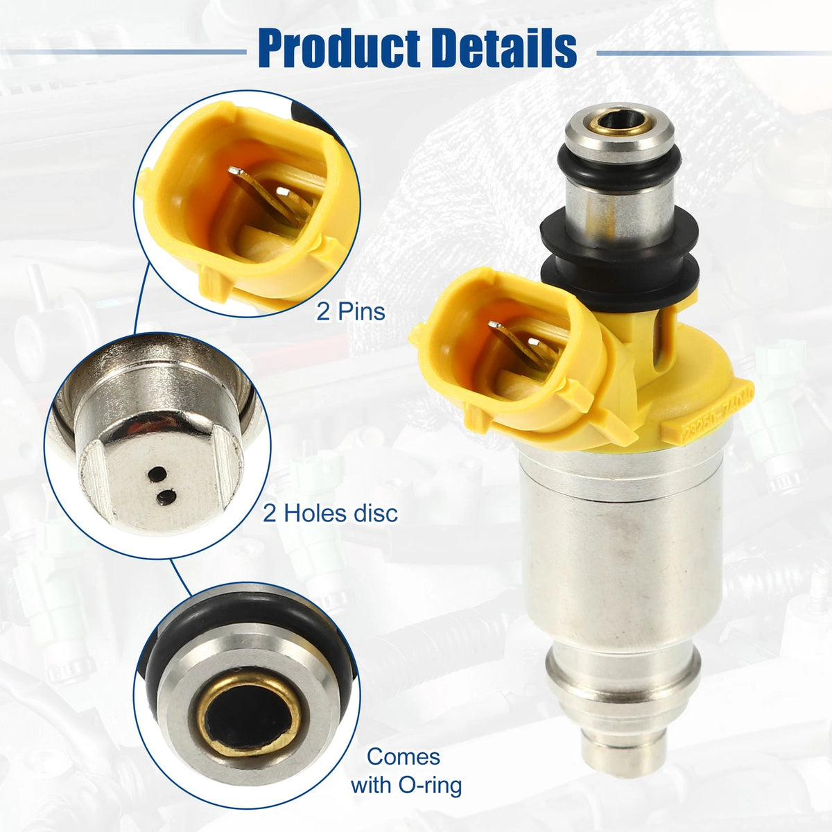 4 x Fuel Injector Nozzle for Toyota Celica 2.2L (1990-1992)