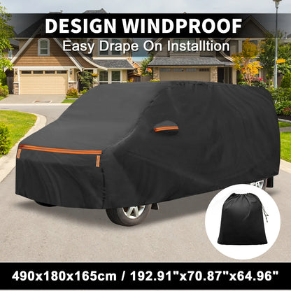 Waterproof Aluminum Film Cotton Car Cover for Mitsubishi Delica D5 (2007-2023)
