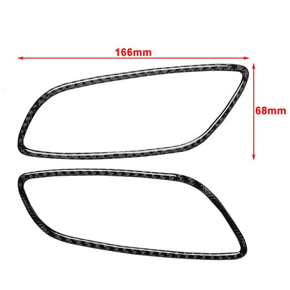 Red Interior Door Grab Handle Bowl Trim Cover for Audi TT TTS TTRS (2008-2014)