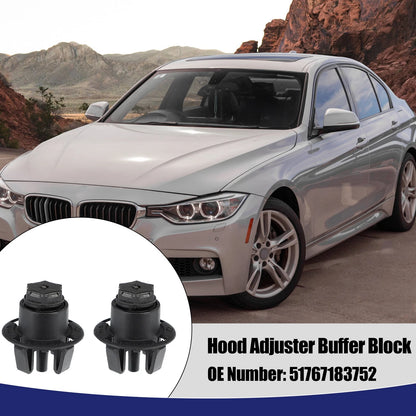 Bonnet Hood Adjuster Buffer Block Repair for BMW (2 x Items)