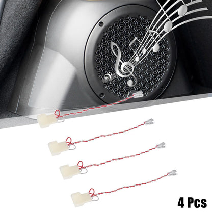 4pcs / Car Speaker Wire Harness Adapter / for Toyota Subaru