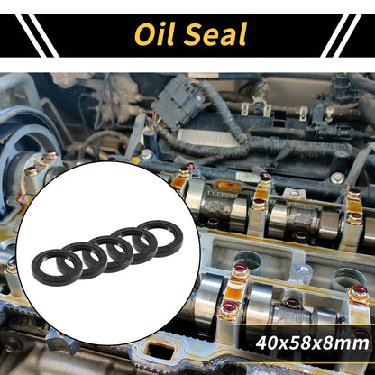 Oil Seal / 40x58x8mm / Rotary Shaft Seal NBR Rubber for Make Model
