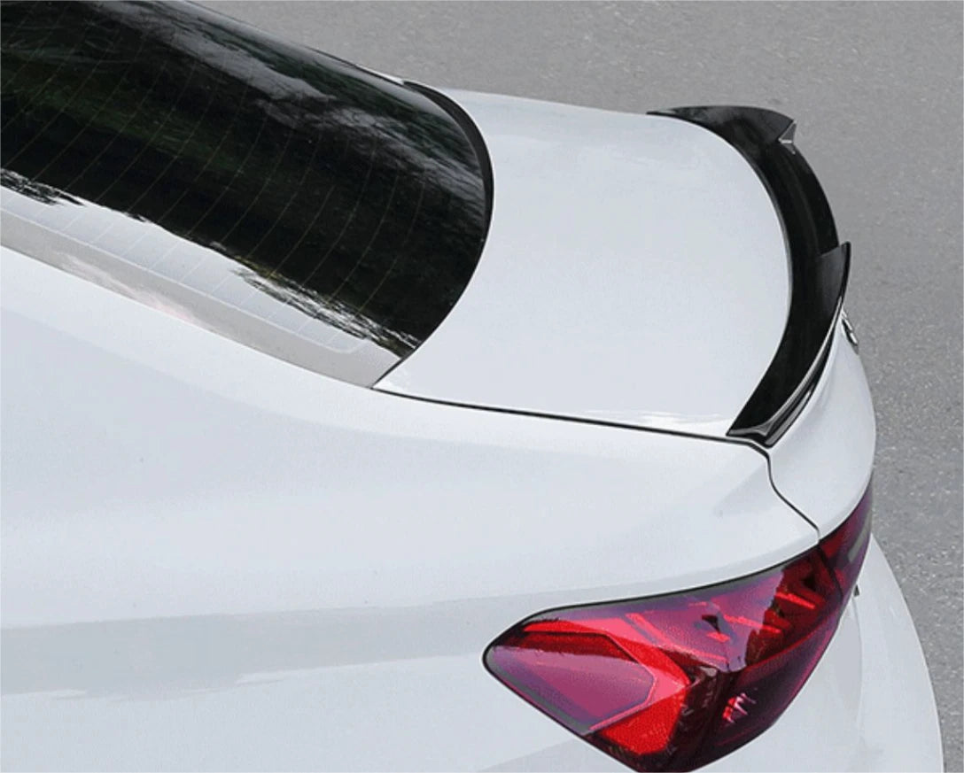 Rear V Style Boot Spoiler Wing Unpainted for Audi A3 S3 Sedan (2021-2023)