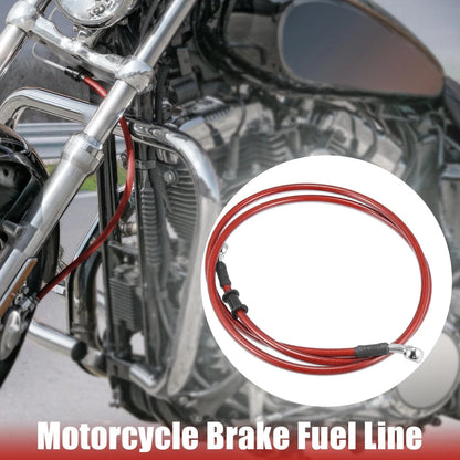 Braided Brake Clutch Oil Hoses Line Pipe 150cm 59.06 in 10mm for Moto ATV