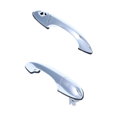 2 x Front Left & Right Outer Door Handles Chrome for BMW X5 E53 (2000-2007)