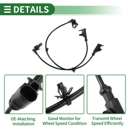 ABS Wheel Speed Sensor for Infiniti M35 M45 Rear Left/Right (2006-2010)