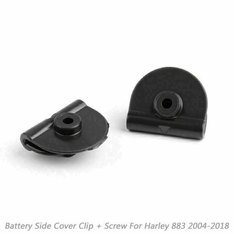 10x Battery Left Side Cover Clips for Harley Sportster XL883/1200 (2004-2018)