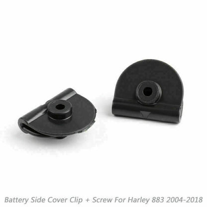 10x Battery Left Side Cover Clips for Harley Sportster XL883/1200 (2004-2018)