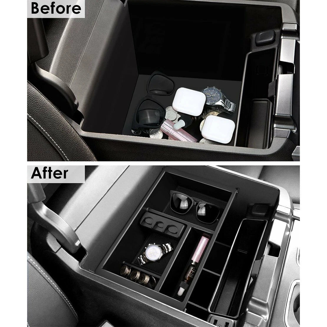 Organizer Box Center Console for Ford Super Duty F250 F350 (2011-2016)
