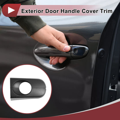 Exterior Door Handle Cover Trim for Ford MK2 (2012-2017) Black