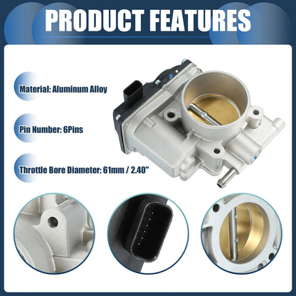 Throttle Body Assembly for Mazda 3 5 6 CX-7 2.5L L4 (2004-2013)
