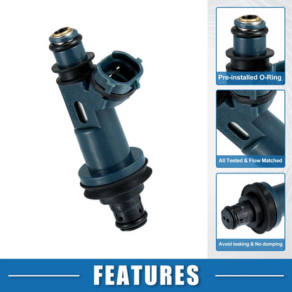 Fuel Injector 4 x for Lexus ES300 (1998-2001) 3.0L Blue