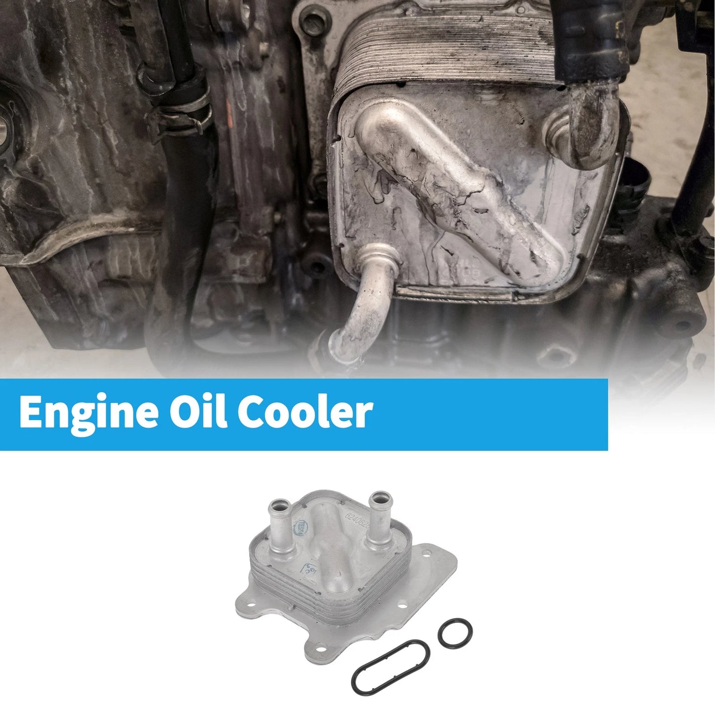 Engine Oil Cooler for Nissan Rogue, Altima (2013-2023)