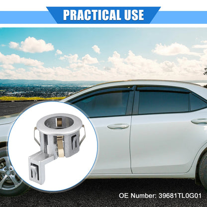 4 Pcs Parking Sensor Retainer Holder for Honda Odyssey Silver Tone (2011-2017)