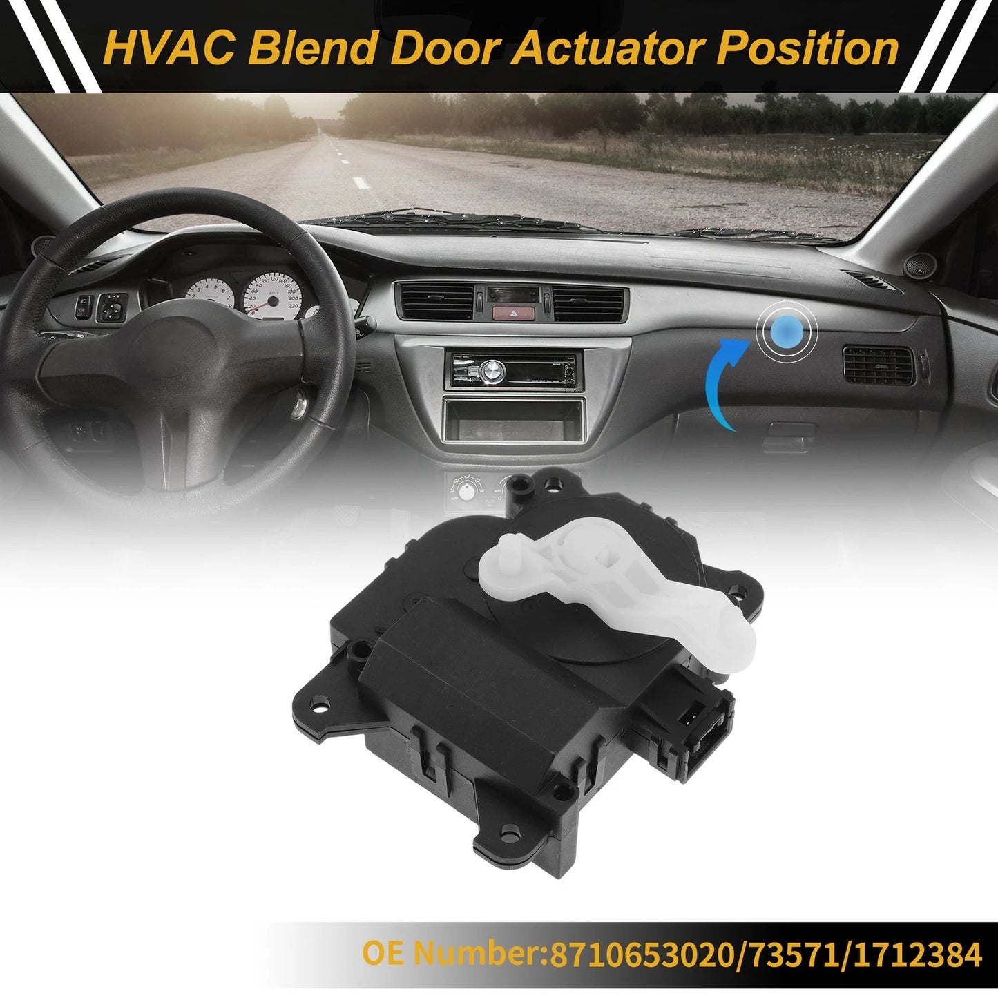 HVAC Blend Door Actuator for Toyota Highlander