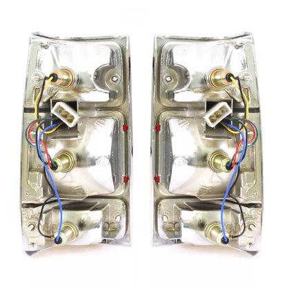 Chrome Tail Lights x2 for Holden Rodeo Isuzu TF TFR Vauxhall Brava 1988-2002