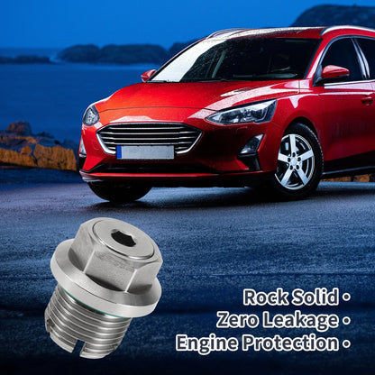 Copper Oil Drain Plug with Gasket for Car & Motorcycle