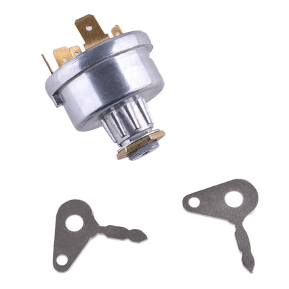 4 Position Digger Tractor Ignition Switch w/ 2 Keys for Lucas 35670 (N/A)
