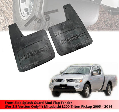 Front Splash Guard Mud Flap for Mitsubishi L200 Triton (2005-2014)