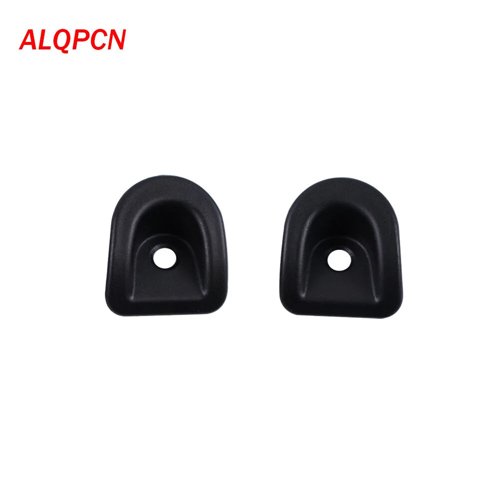 Black Door Lock Knob Grommet Bezel Pair for Ford Mustang (2005-2014)