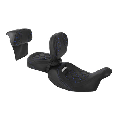 Seats Backrest Pad for Harley Road Glide Street Glide (2014 - 2023)
