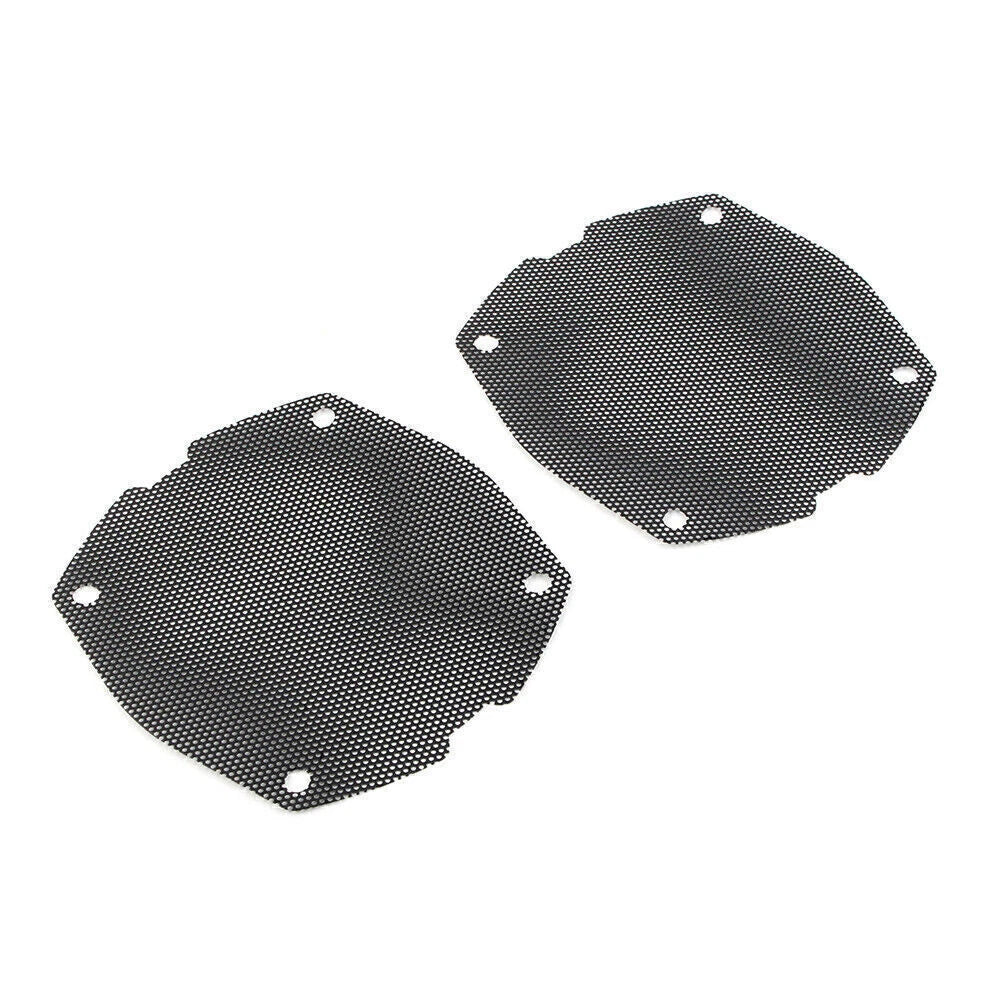 Black Thin Mesh Speaker Grilles for Harley FLH FLHX (1998-2013)