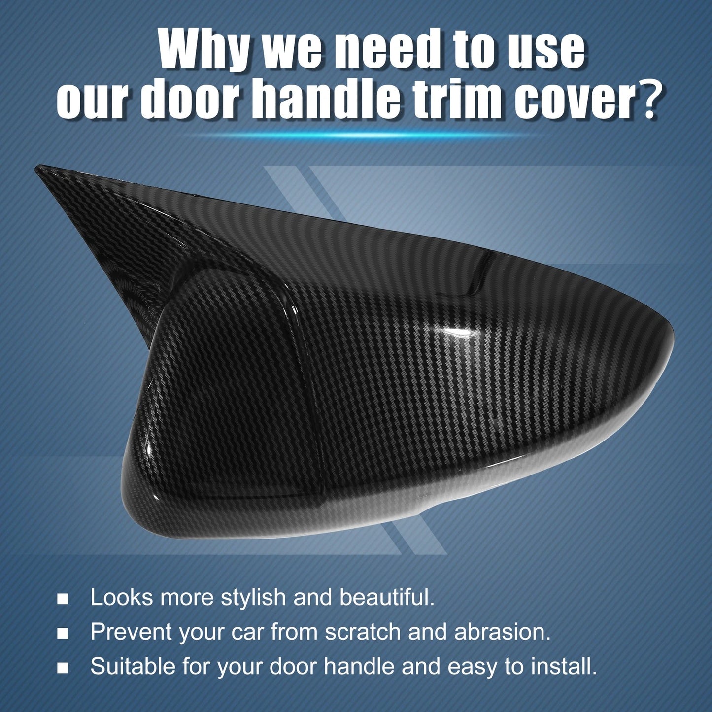 Carbon Fiber Pattern Rearview Mirror Covers for Honda Accord (2018-2022)