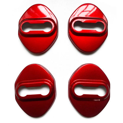 Red Door Lock Protective Cover Trim for Honda CR-V 2007-2023