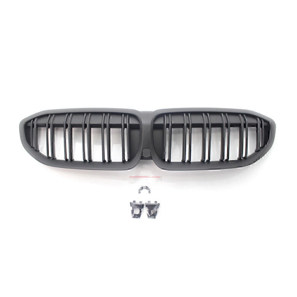 Double Slat Grill for BMW 3 Series G20 Matte Black (2019-2022)