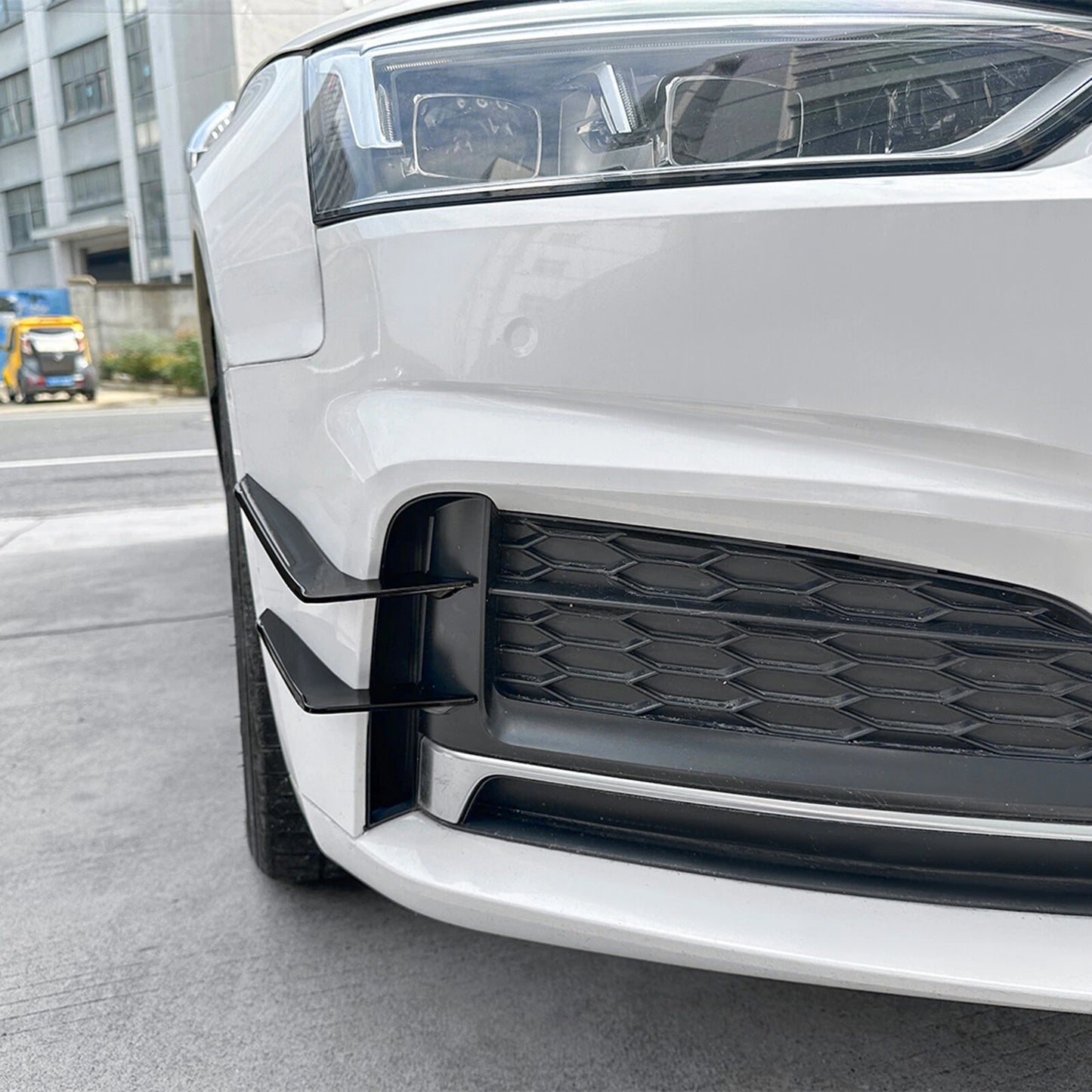 Gloss Black Front Side Air Vent Trim Covers for Audi A5 S5 (2017-2020) 2 x