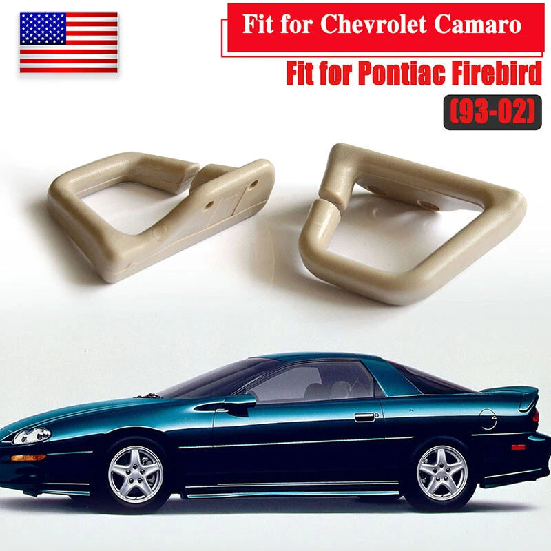 Ebony Seat Belt Shoulder Guides for 1993-2002 Camaro Firebird Convertible (1993-2002)
