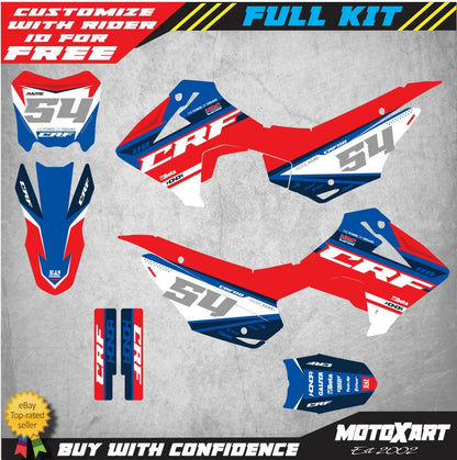 FIERCE STYLE Custom Graphics Full Kit for Honda CRF 110 (2013-2018)
