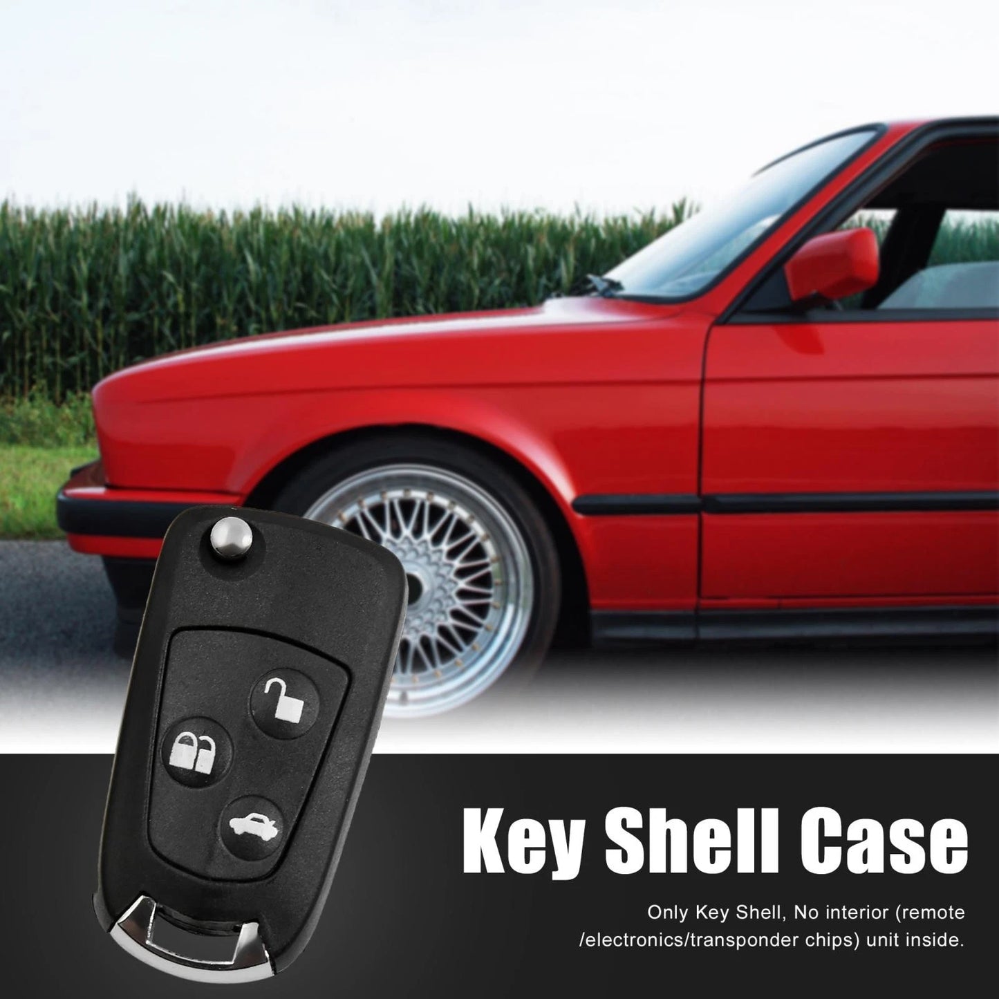Key Fob Shell Case for Ford Mondeo Fiesta Focus (2011-2023)