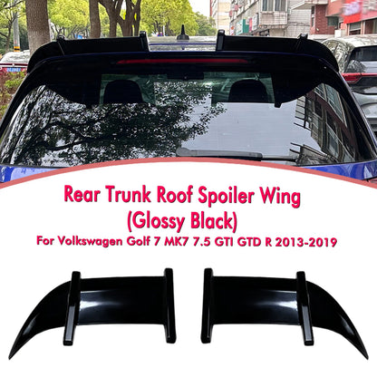 Rear Boot Spoiler Lip for VW Golf MK7 MK7.5 GTI GTD R (2013-2019)
