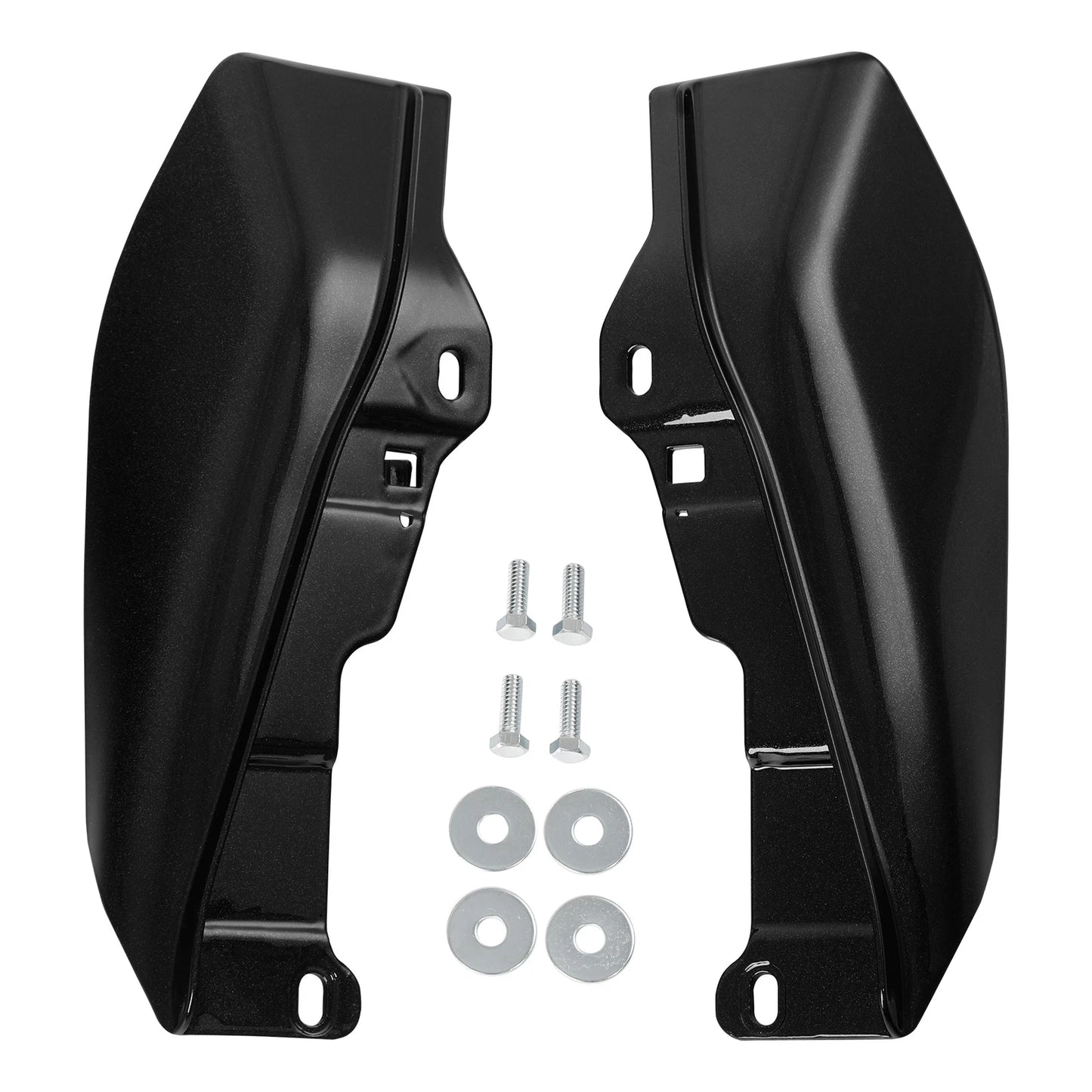 Mid Frame Air Deflectors for Harley Touring Street Glide (2009-2023) Black